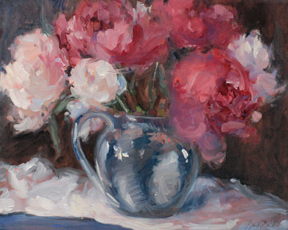 Pink & White Peonies, #1235