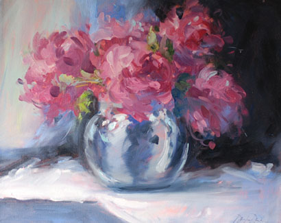  Ruby Peonies, #1247