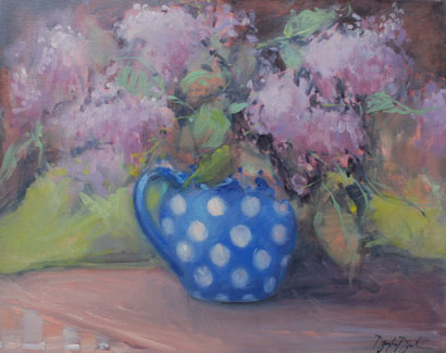  Lilacs & Polka Dots, #1501