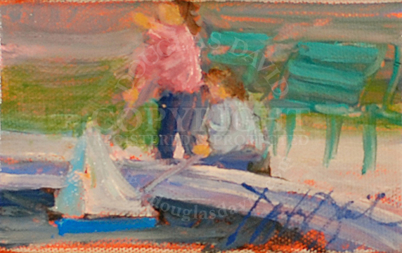 Pond Yachts Outside the Louvre, #2061