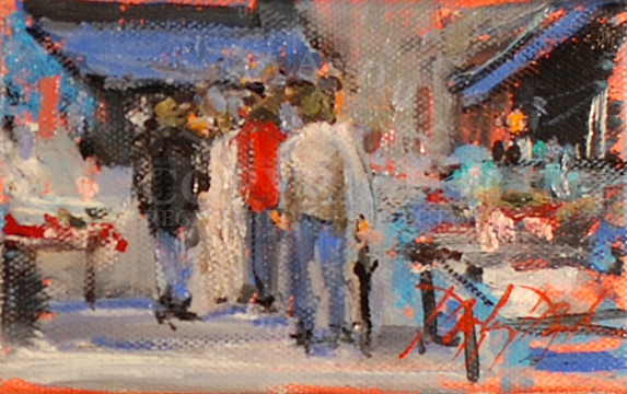 Crowds at Flea Market, #2080