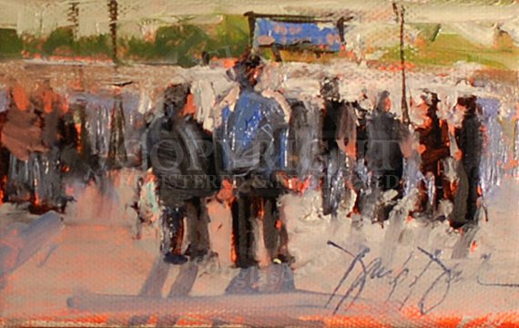 On the Way to Flea Market, Paris, #2096