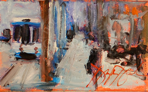 Streetcar at Dusk, Amsterdam, #2139