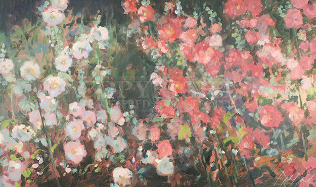 Hollyhocks, #2642