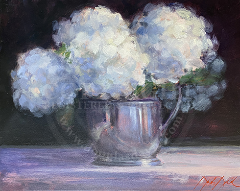 Hydrangeas & Sterling, #4291
