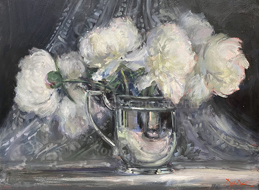 White Peonies, #4506