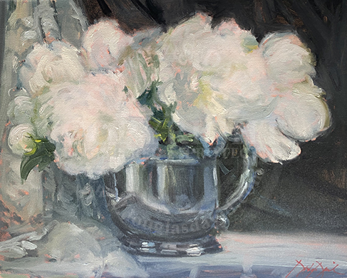 White Peonies, #4524