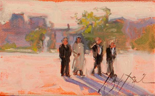 Douglas David の油彩の原画 Douglas David Fine Art - Painting Detail