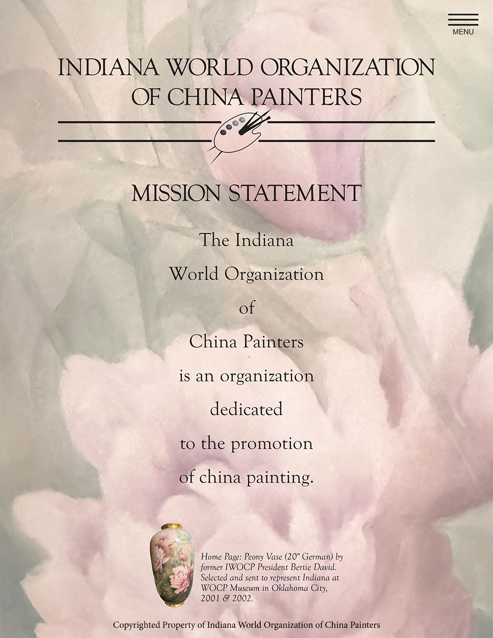 Indiana World Organization of China Painters Mission Page